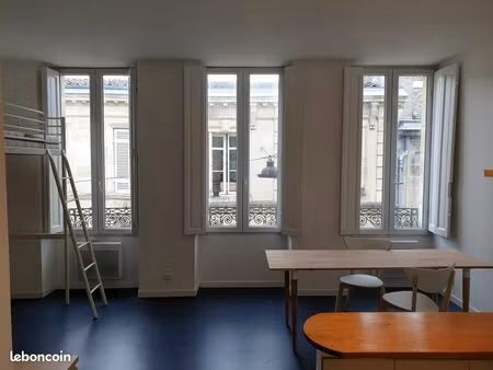 bx centre - proximité crs pasteur t1 meublé