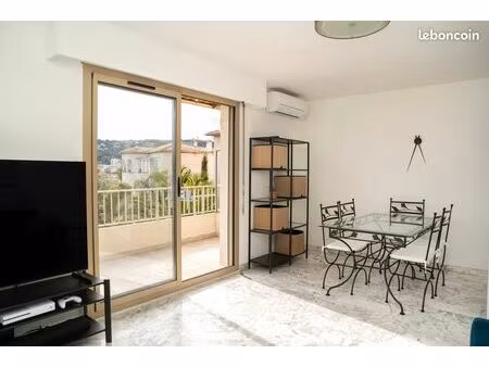 appartement f2 44m² rénové – 2 terrasses – garage & cave – nice cimiez (brancolar)