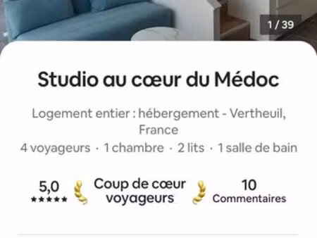 studio location courte durée