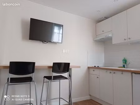 studio meublé 15 m²
