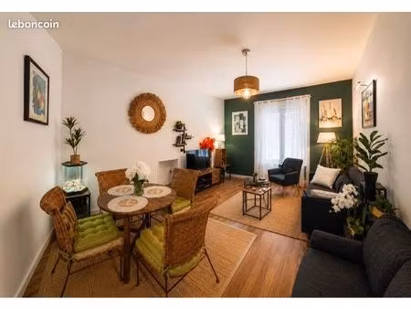 t2 rénové 45 m² – charges incluses – fibre – idéal alternance ou bts