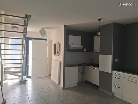 appartement lumineux duplex rez de jardin lons 60m2