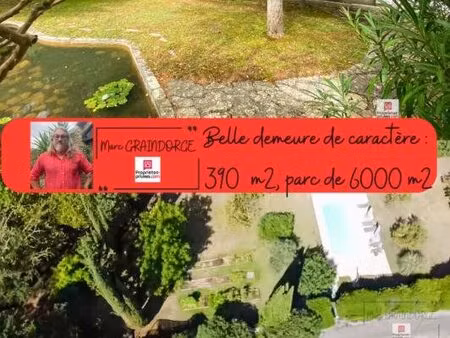 en exclusivité : maison vigneronne de caractère avec parc de 1 2 ha a carcassonne