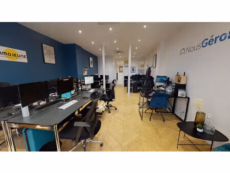 vente bureaux loues - 72m² - métro voltaire - rentabilité de plus de 7%