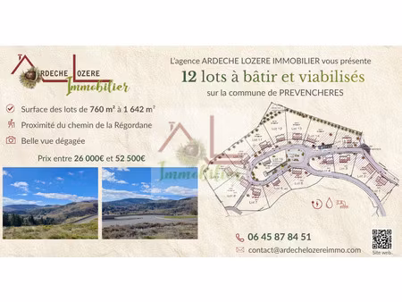 lotissement de 12 terrains à batir