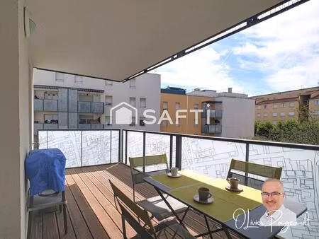 le confort du récent avec un balcon xxl