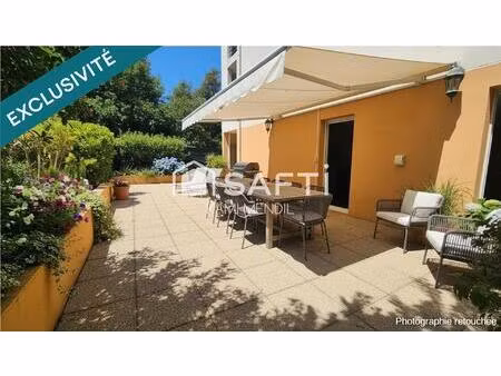 appartement t4 88m² + terrasse 80m² + parking 13011