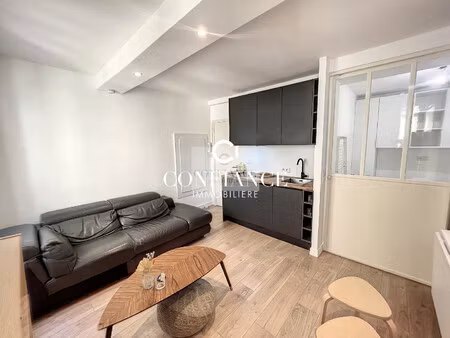 nice vieille ville - f1/2 meuble annuel -