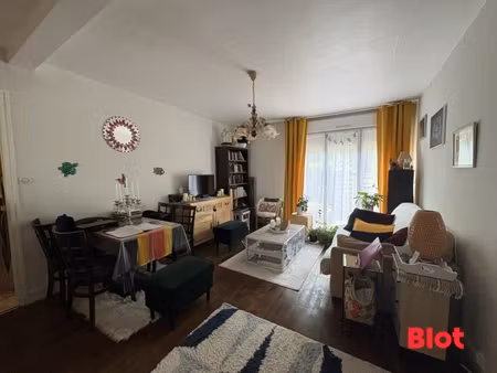 a vendre en eclusivite chez blot - appartement t3 - jardin - metro - quartier jeanne d'arc