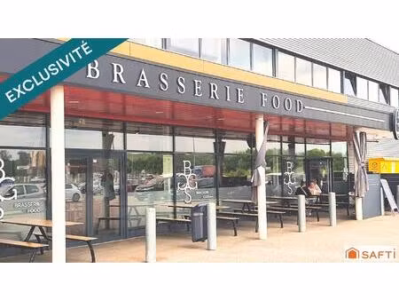 fonds de brasserie  bar et sa belle terrasse ensoleillée dans un emplacement privilégié à 
