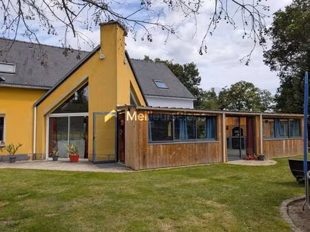 maison familiale 169 m² hab en campagne de les fougerêts - terrain de 2373 m²