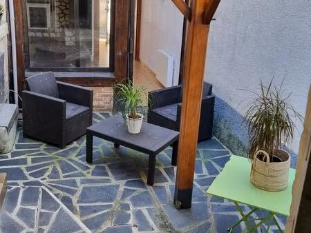 coup de cœur en hyper centre d'issoudun – maison de caractère 126 m²  cour et terrasse san