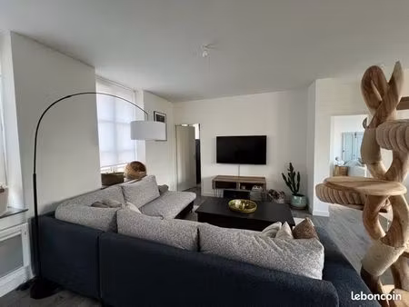 t3 68 m² hyper centre montreuil-sur-mer – lumineux – 2 chambres