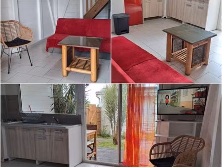 bungalow mitoyen avec mezzanine