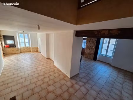 à louer – appartement duplex 4 pièces de 120 m² au cœur de châteauvillain