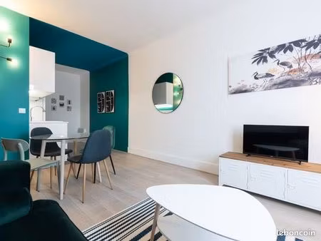 t2 rénové et meublé de 30 m2