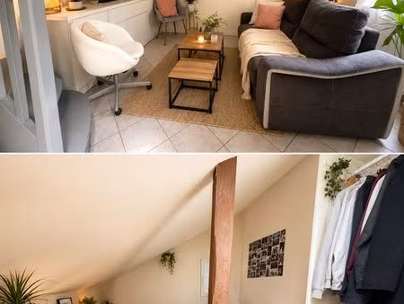 t2 meublé 30m² avec jardin – calme absolu – prébendes tours