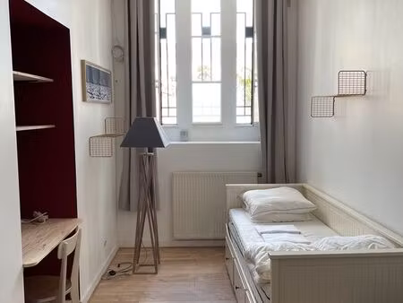 location studio meublée 19m2 jardins des plantes/ney