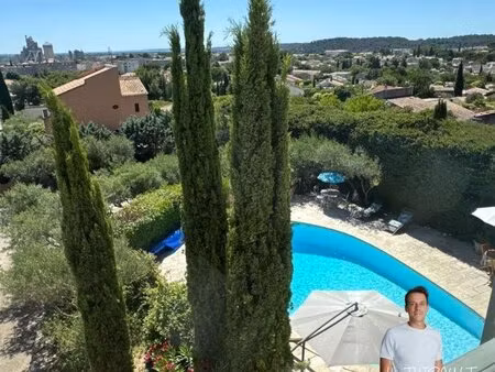 villa d'exception avec vue dominante  piscine et appartement indépendant – saint-roman