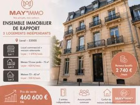 vente immeuble à laval (53000) : à vendre / 220m² laval