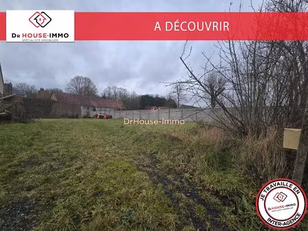 terrain constructible 570 m² – village calme – proche roye – accès a1 rapide