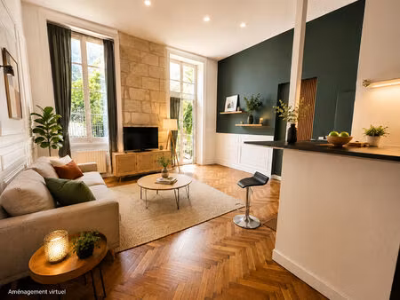 bordeaux chartons - appartement t3 de 57 m² avec jardin partagé