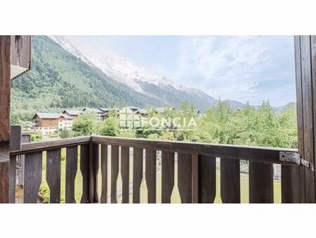 chamonix – studio avec balcon vue mont-blanc et parking