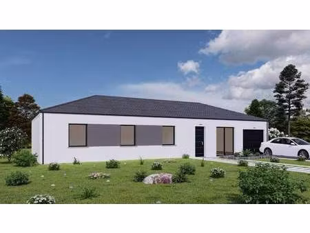 terrain avec maison neuve à vendre