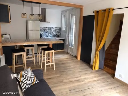 location maison de ville - 2 chambres