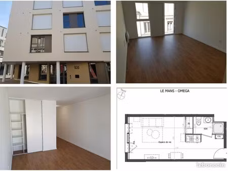 studio neuf centre ville le mans