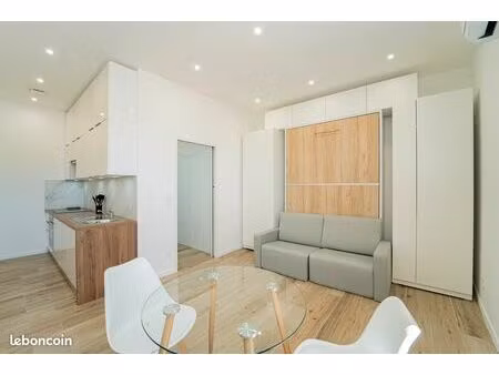 studio meublé climatisé – 23 m² – marseille 2e (joliette)