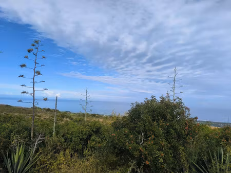 terrain vue imprenable ocean indien