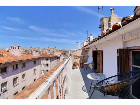 appartement t3 de 70m2 en duplex avec terrasse 13001 marseille