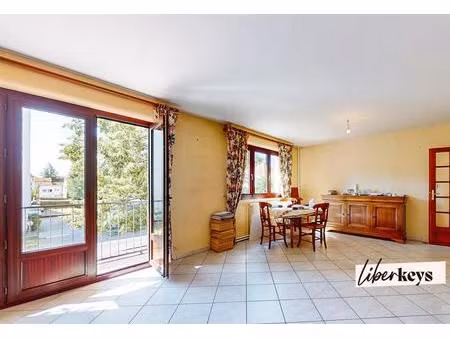 appartement 4 pièces traversant – 99 m² – laxou – garage – cave – grenier – ascenseur
