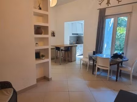 échoppe t2 meublée 40m2 jardin