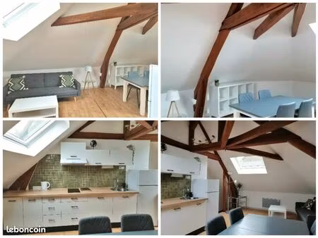 superbe t2 de charme de 40 m2 - centre-ville de gallardon (28320)