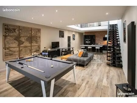 loft t5 art & deco -135m2- terrasse - parking