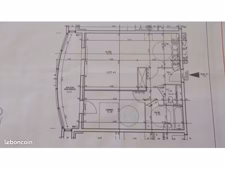 appartement t2 de 52m2