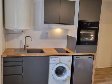 appartement 2 pièces 30m² rdc + terrasse + parking
