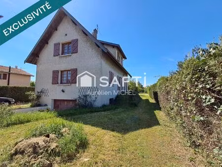 maison avec sous sol complet en plein cœur de villieu