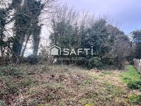 pornichet centre – terrain constructible 804 m² – emplacement exceptionnel