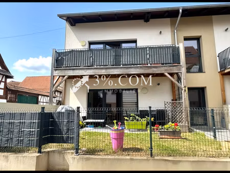3%com beau f4 en rez de jardin à eckwersheim