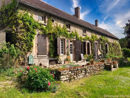 longere de charme sud 77/nord 45 - 166 m² hab - 5 chambres - dependances - terrain 4033 m²