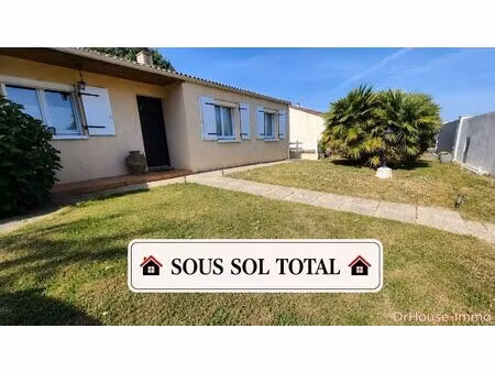 maison accès plain-pied vac sous-sol total