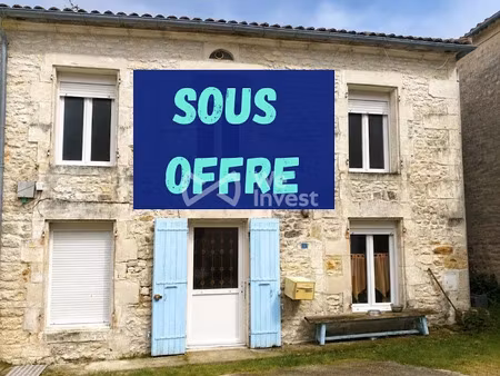 vente maison 3 pièces 50 m² à saint-romain-de-benet (17600)  59 000 €
