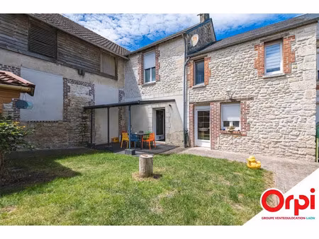 vente maison 4 pièces 115 m² à bruyères-et-montbérault (02860)  169 900 €