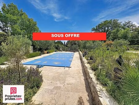 rians villa t5 avec piscine sur 3515 m² calme sans vis à vis