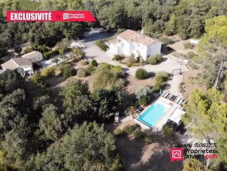 besse sur issole propriété de 340 m2 terrain 1 2 ha piscine