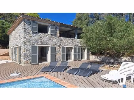 les issambres - mas provençal en pierre  5 chambres  vue mer  piscine mosaïque  200 m de..