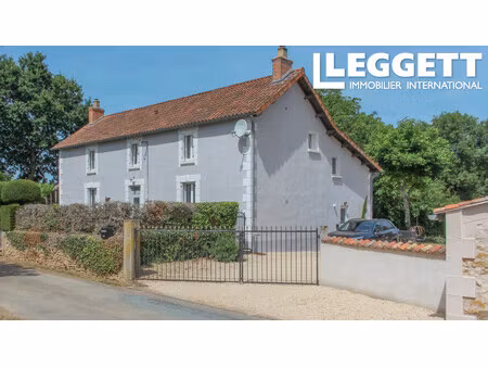 achat maison 6 pièces 192m² la ferriere en parthenay 79390